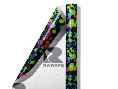 Dont Need Roads Retro Wrap Film Sheets~Rwraps Series 914 Dont Need Roads Retro Scrolled Sheet~3
