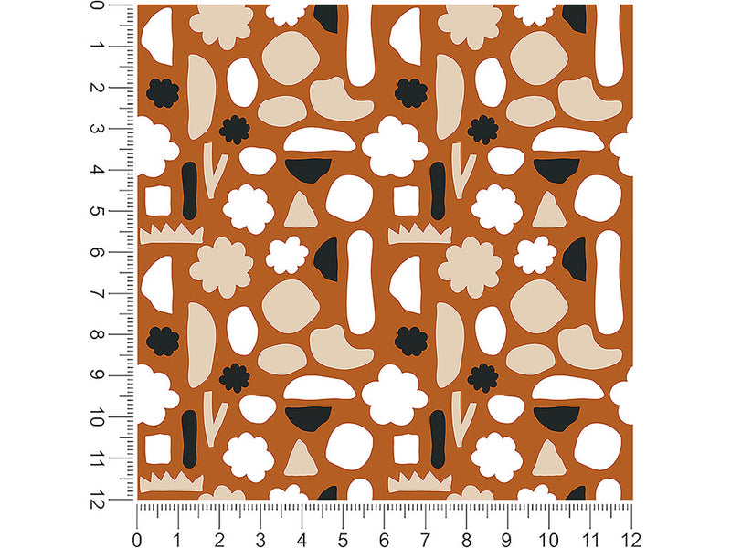 dooby doo abstract geometric 1ft x 1ft Craft Sheets