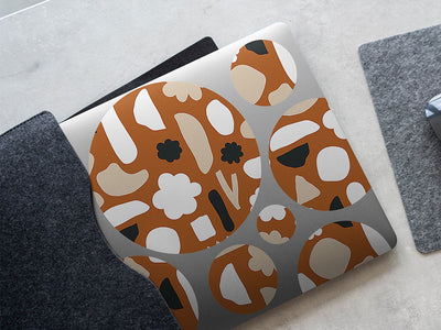 dooby doo abstract geometric DIY Laptop Stickers