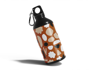 dooby doo abstract geometric Water Bottle DIY Stickers