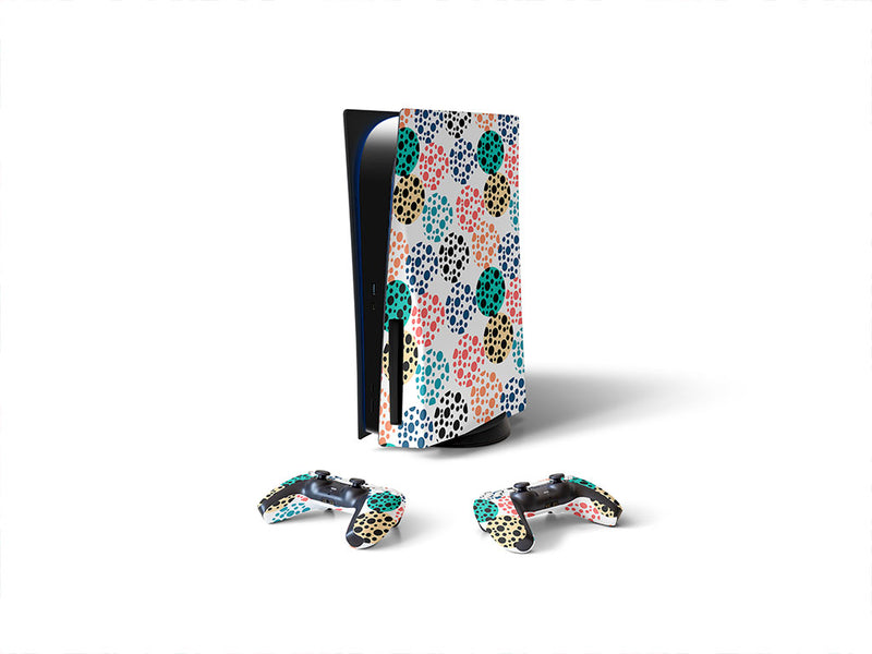 dot inception polka dot Sony PS5 DIY Skin