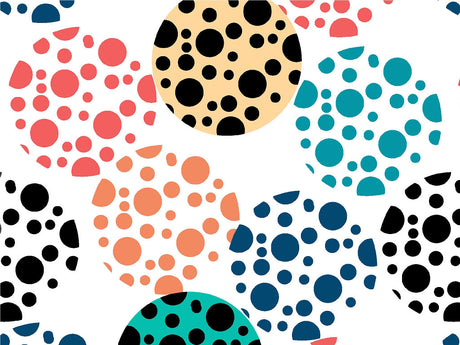 Dot Inception Polka Dot Vinyl Wrap Pattern~Rwraps Series 914 Digitally Printed Vinyl Wrap~0