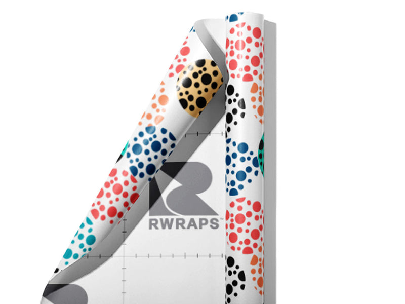 Dot Inception Polka Dot Wrap Film Sheets~Rwraps Series 914 Dot Inception Polka Dot Scrolled Sheet~3