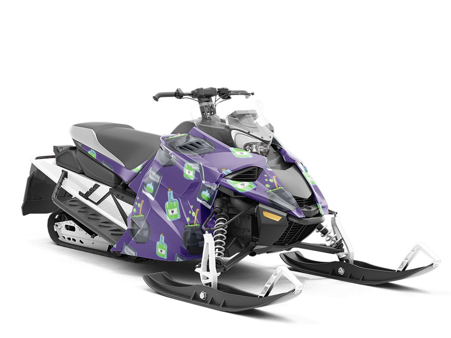 Double Bubble Witch Custom Wrapped Snowmobile