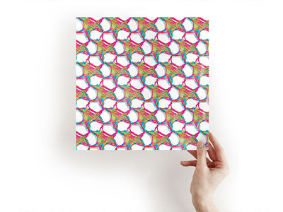 double helix abstract geometric Craft Sheets