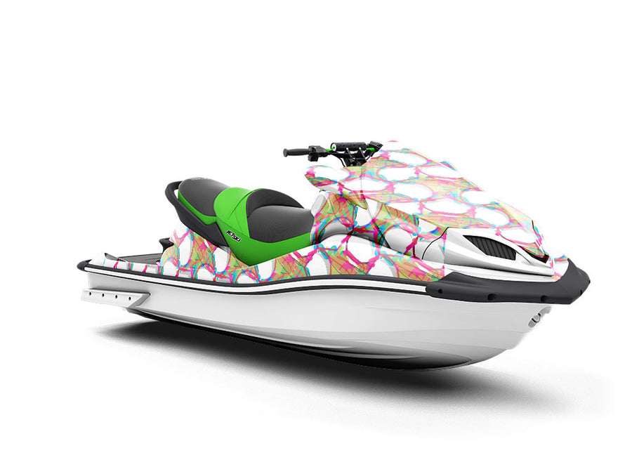 Double Helix Abstract Jet Ski Vinyl Customized Wrap
