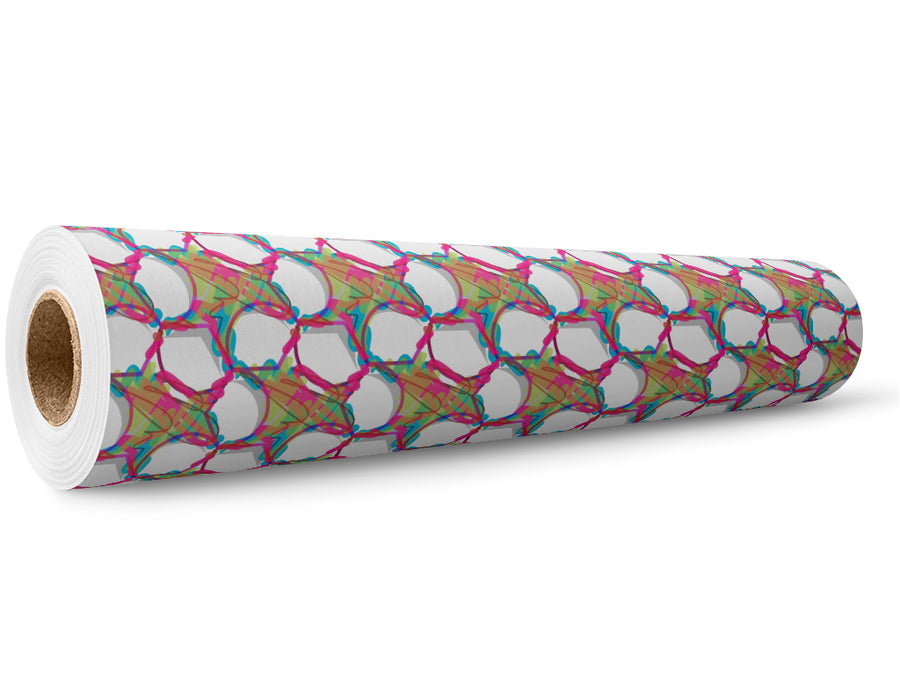 Double Helix Abstract Wrap Film Wholesale Roll~Rwraps Series 914 Digitally Printed Vinyl Roll~5