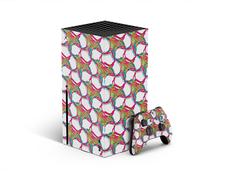 double helix abstract geometric XBOX DIY Decal