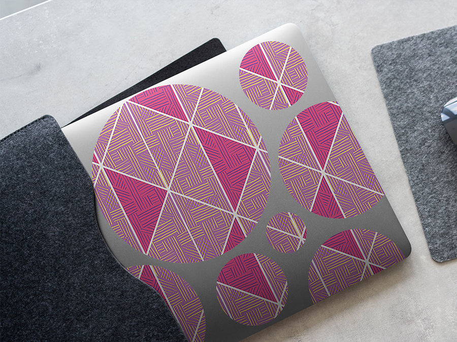 double pride art deco DIY Laptop Stickers