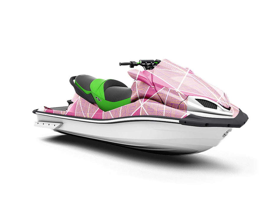 Double Pride Art Deco Jet Ski Vinyl Customized Wrap