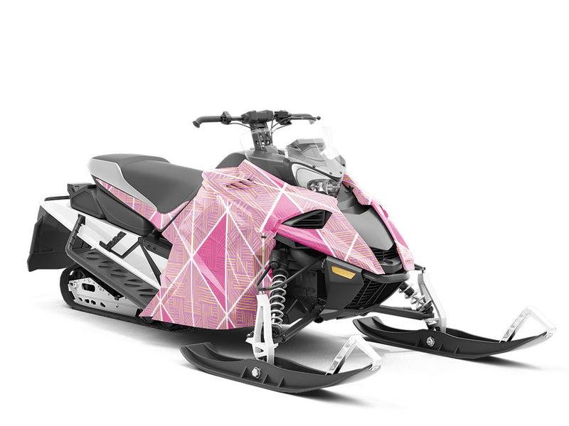 Double Pride Art Deco Custom Wrapped Snowmobile