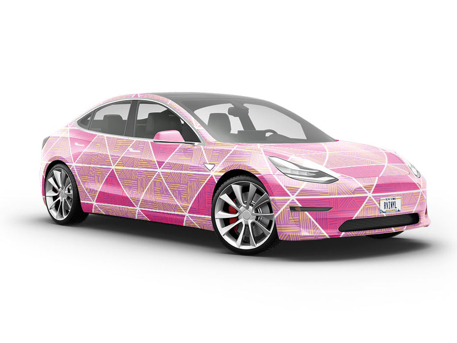 Double Pride Art Deco Vehicle Vinyl Wrap