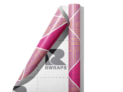 Double Pride Art Deco Wrap Film Sheets~Rwraps Series 914 Double Pride Art Deco Scrolled Sheet~3