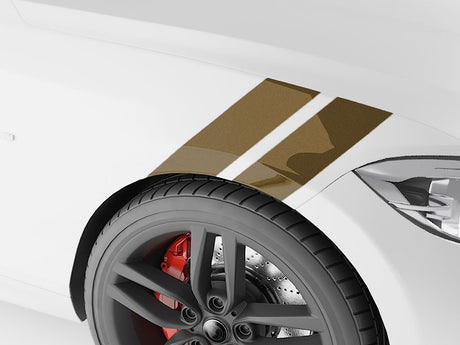 3M Gold Fender Stripes