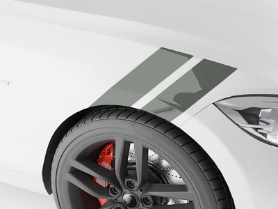 3M Light Gray Fender Stripes