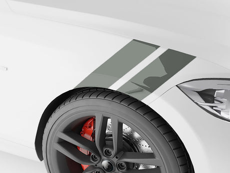3M Light Gray Fender Stripes