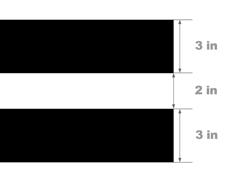 Double Trouble Fender Hash Mark Width Diagram