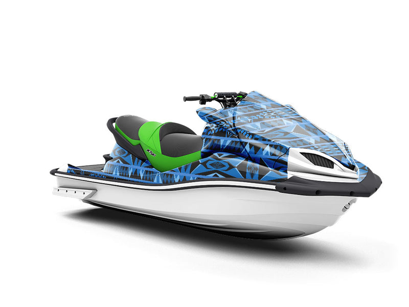 Double Vision Art Deco Jet Ski Vinyl Customized Wrap