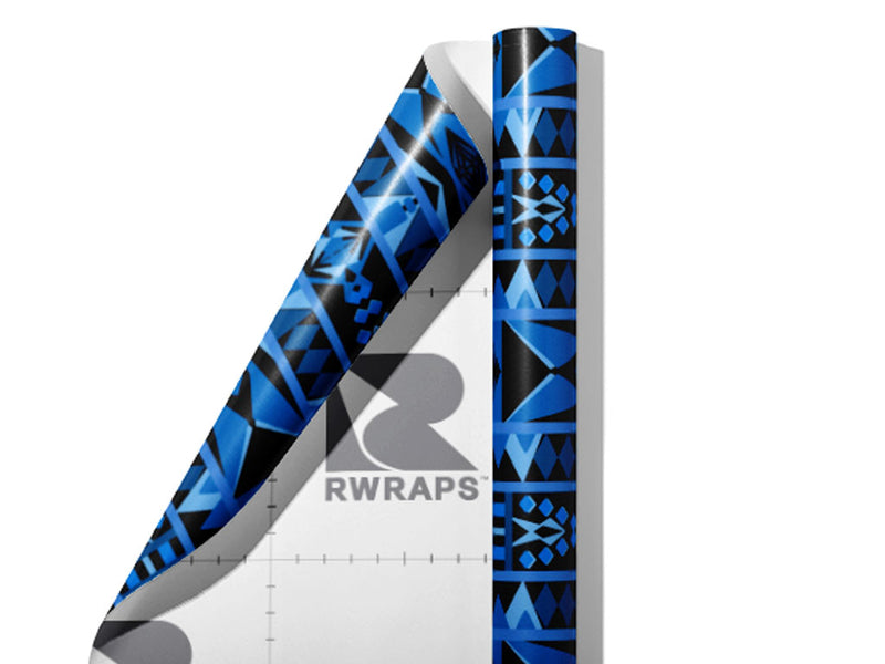 Double Vision Art Deco Wrap Film Sheets~Rwraps Series 914 Double Vision Art Deco Scrolled Sheet~3