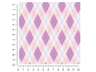downtrodden thistle argyle 1ft x 1ft Craft Sheets