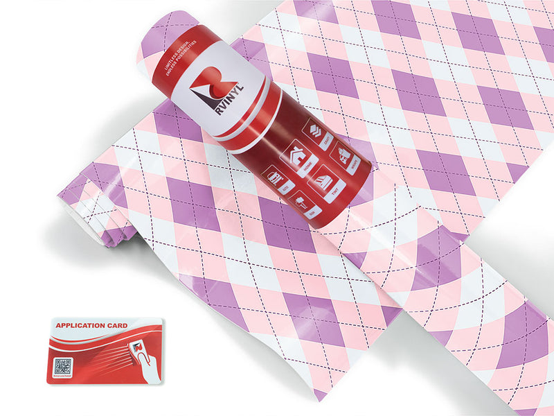 downtrodden thistle argyle Craft Vinyl Roll