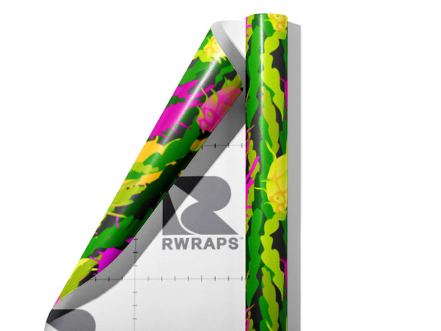 Dragons Blood Punch Fruit Wrap Film Sheets~Rwraps Series 914 Dragons Blood Punch Fruit Scrolled Sheet~3