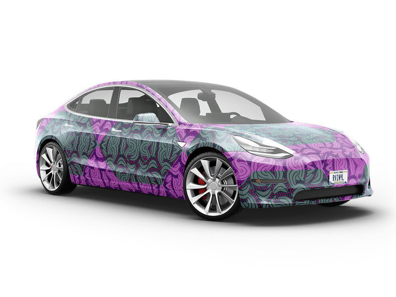 Drawn In Art Deco Vehicle Vinyl Wrap