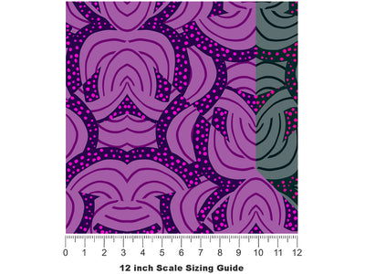 Drawn In Art Deco Vinyl Film Pattern Size 12 inch Scale~Rwraps Drawn In Art Deco Sizing Chart~2