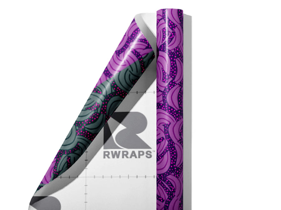 Drawn In Art Deco Wrap Film Sheets~Rwraps Series 914 Drawn In Art Deco Scrolled Sheet~3