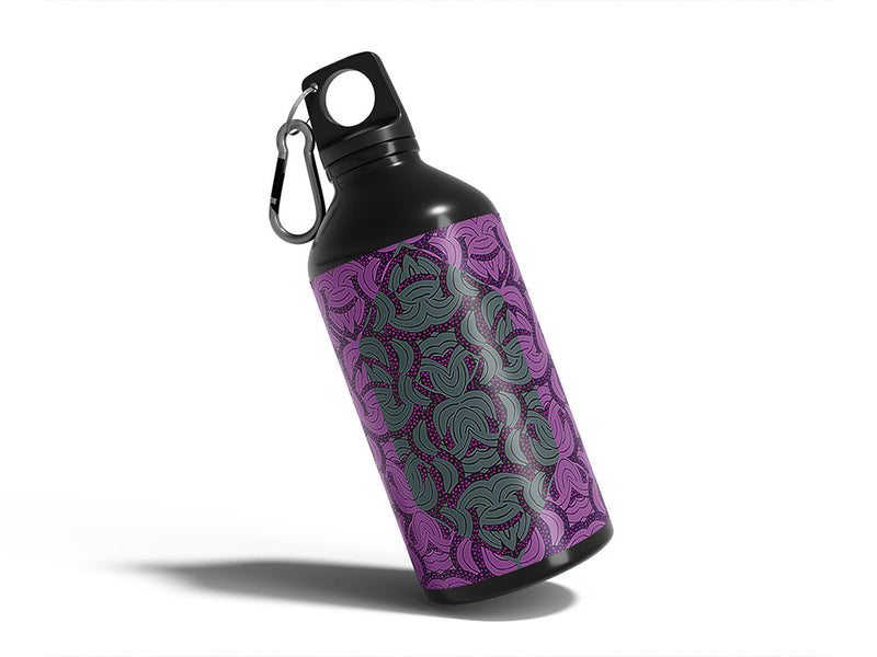drawn in art deco Water Bottle DIY Stickers