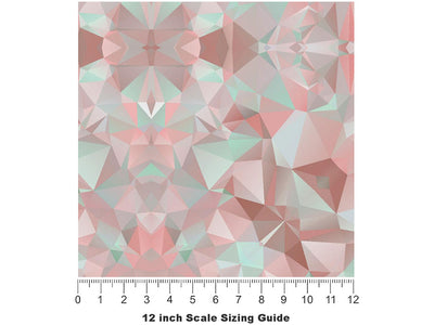 Dream Girl Tile Vinyl Film Pattern Size 12 inch Scale~Rwraps Dream Girl Tile Sizing Chart~3