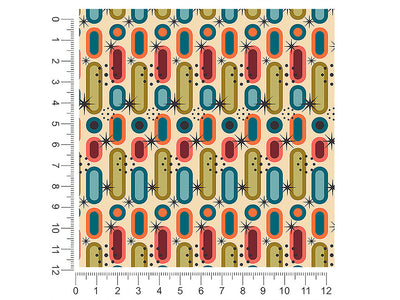 dream of genie retro 1ft x 1ft Craft Sheets
