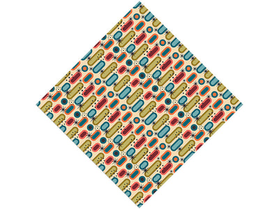 Dream of Genie Retro Vinyl Wrap Pattern