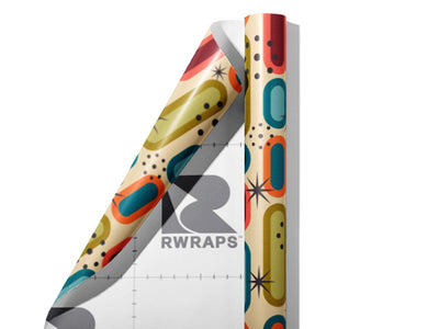 Dream of Genie Retro Wrap Film Sheets~Rwraps Series 914 Dream of Genie Retro Scrolled Sheet~3
