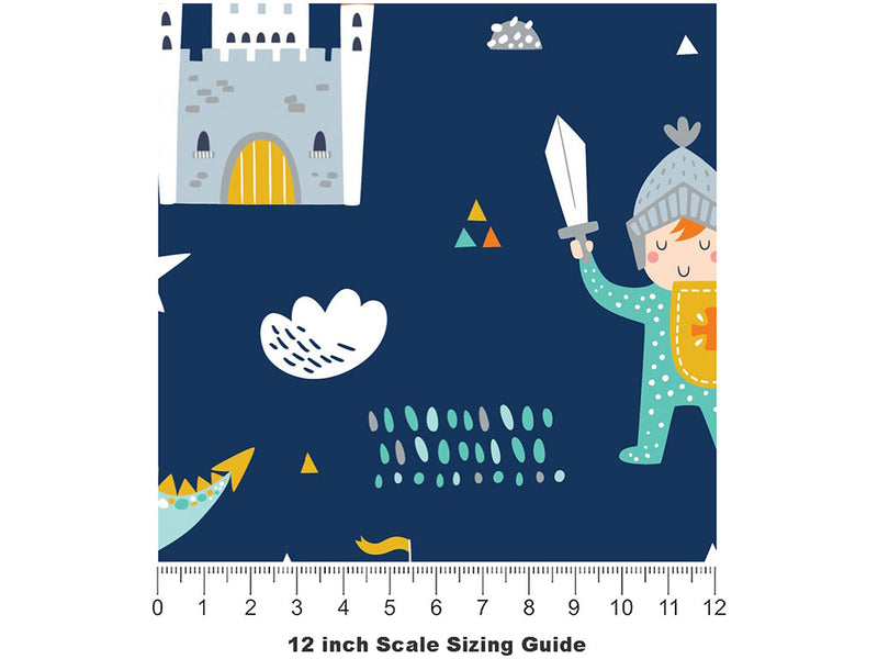 Dreamland Battle Fantasy Vinyl Film Pattern Size 12 inch Scale~Rwraps Dreamland Battle Fantasy Sizing Chart~2