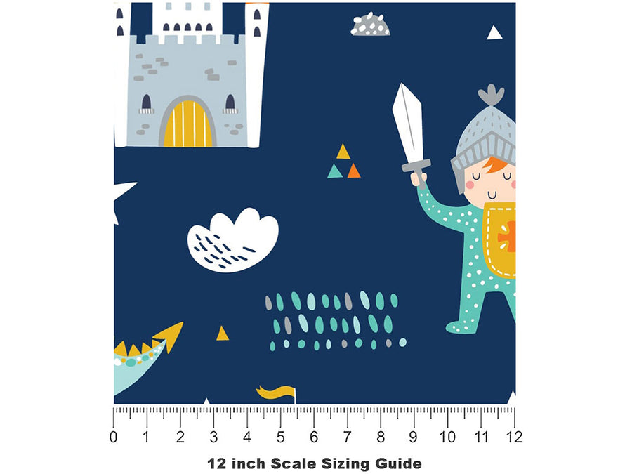 Dreamland Battle Fantasy Vinyl Film Pattern Size 12 inch Scale~Rwraps Dreamland Battle Fantasy Sizing Chart~2