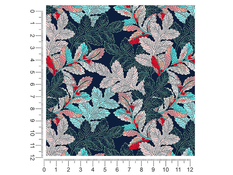 dreamy foliage floral 1ft x 1ft Craft Sheets
