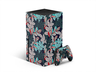 dreamy foliage floral XBOX DIY Decal