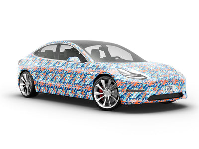 Dress Up Graffiti Vehicle Vinyl Wrap
