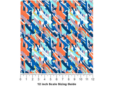 Dress Up Graffiti Vinyl Film Pattern Size 12 inch Scale~Rwraps Dress Up Graffiti Sizing Chart~2