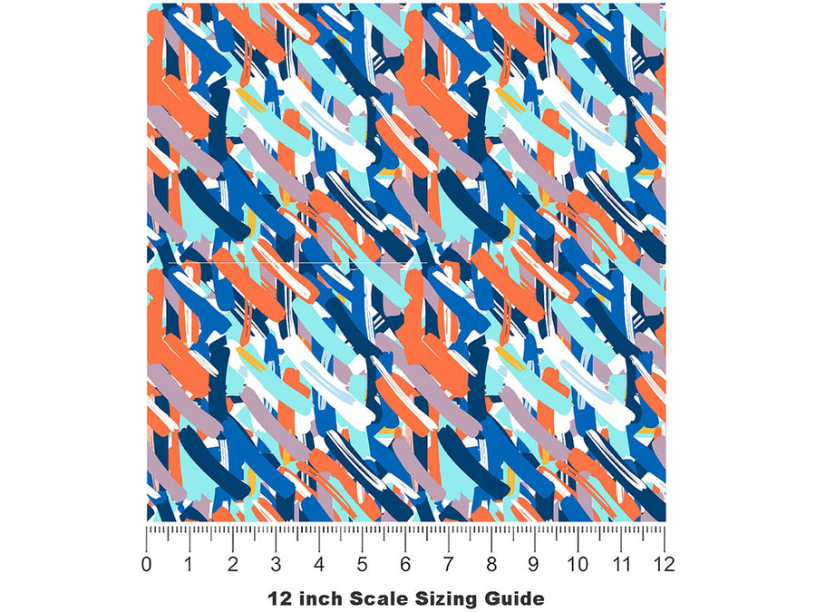 Dress Up Graffiti Vinyl Film Pattern Size 12 inch Scale~Rwraps Dress Up Graffiti Sizing Chart~2