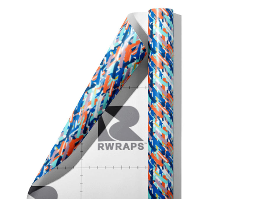 Dress Up Graffiti Wrap Film Sheets~Rwraps Series 914 Dress Up Graffiti Scrolled Sheet~3