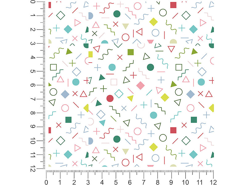 dress up abstract geometric 1ft x 1ft Craft Sheets