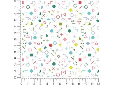 dress up abstract geometric 1ft x 1ft Craft Sheets