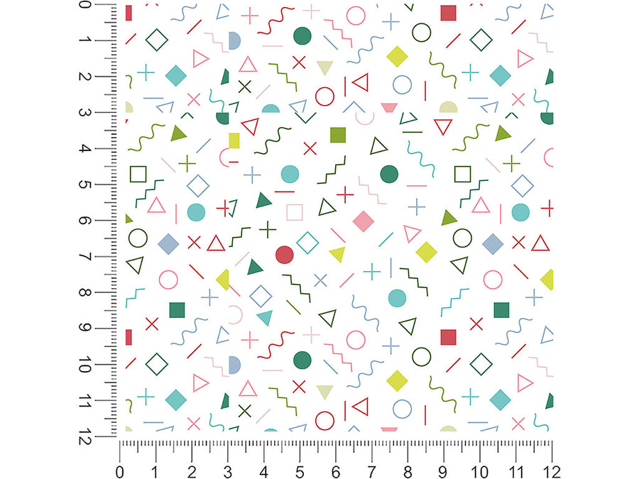 dress up abstract geometric 1ft x 1ft Craft Sheets