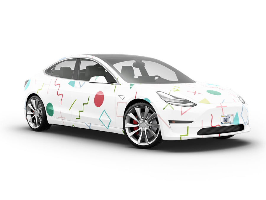 Dress Up Abstract Vehicle Vinyl Wrap