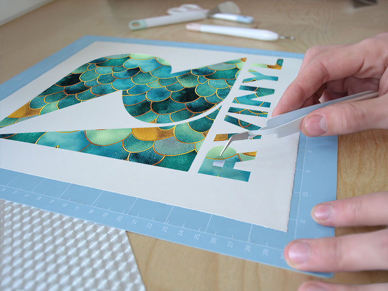 drop off water Easy Weed Craft Vinyl