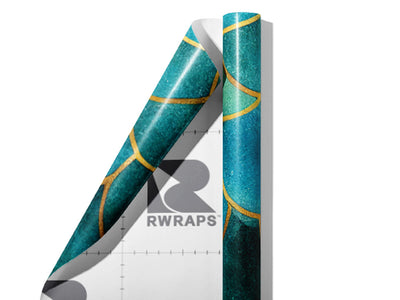Drop Off Water Wrap Film Sheets~Rwraps Series 914 Drop Off Water Scrolled Sheet~3