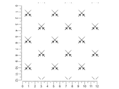 dual rapiers sport 1ft x 1ft Craft Sheets
