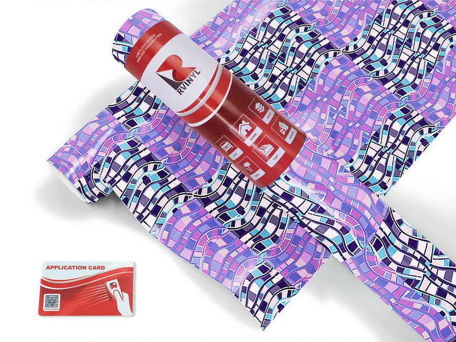 dueling rivers art deco Craft Vinyl Roll